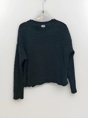 A New Day Sweater Women's Medium Open Knit Pullover